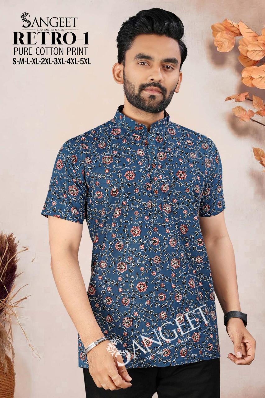Sangeet Retro vol 1 Catalog Cotton Mens Shirt