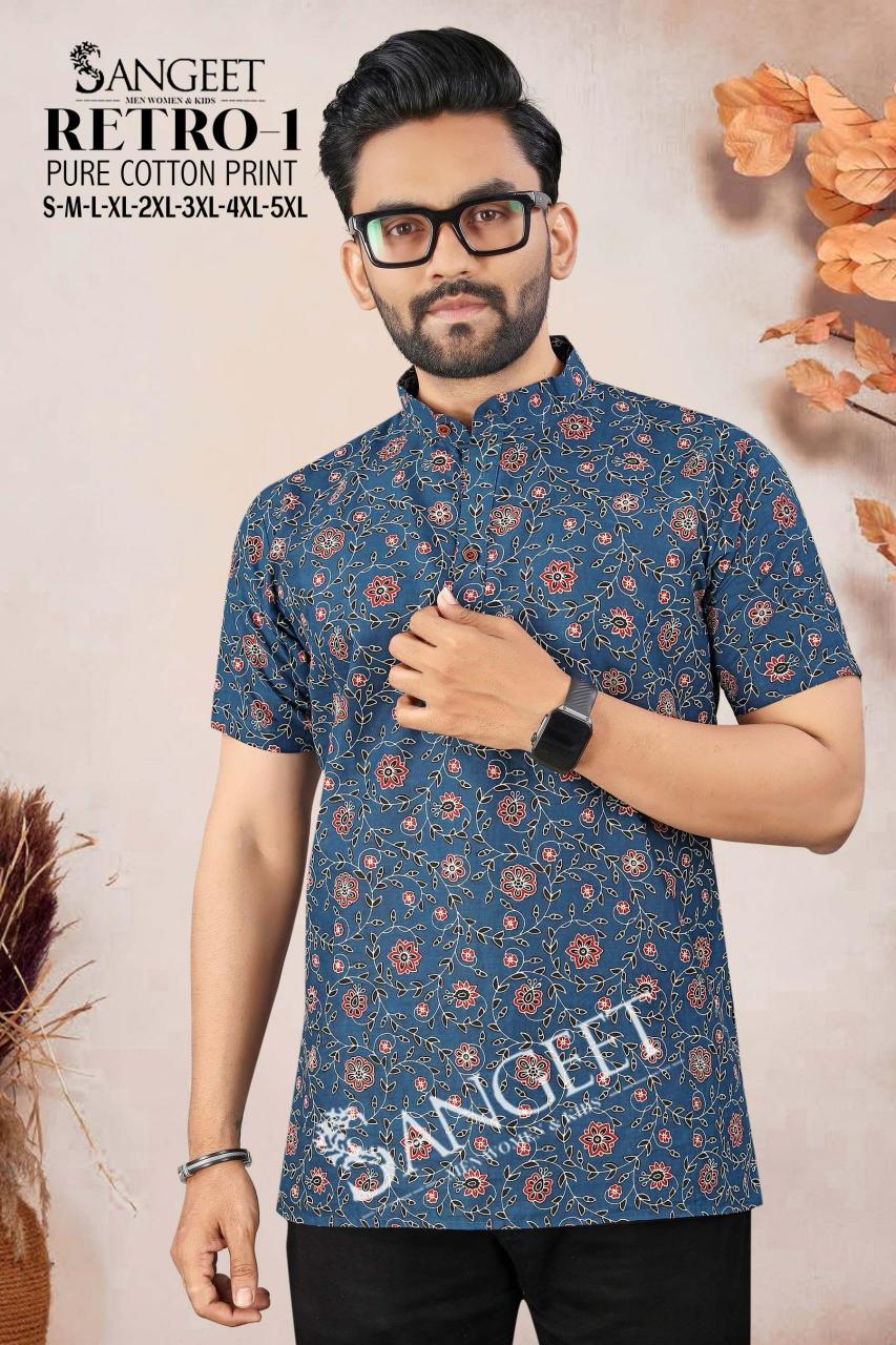 Sangeet Retro vol 1 Catalog Cotton Mens Shirt