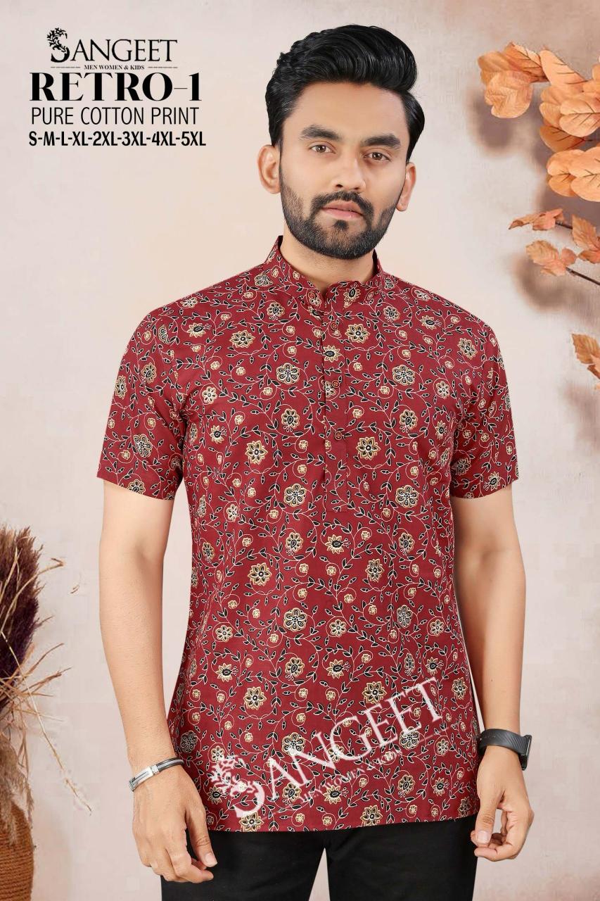 Sangeet Retro vol 1 Catalog Cotton Mens Shirt