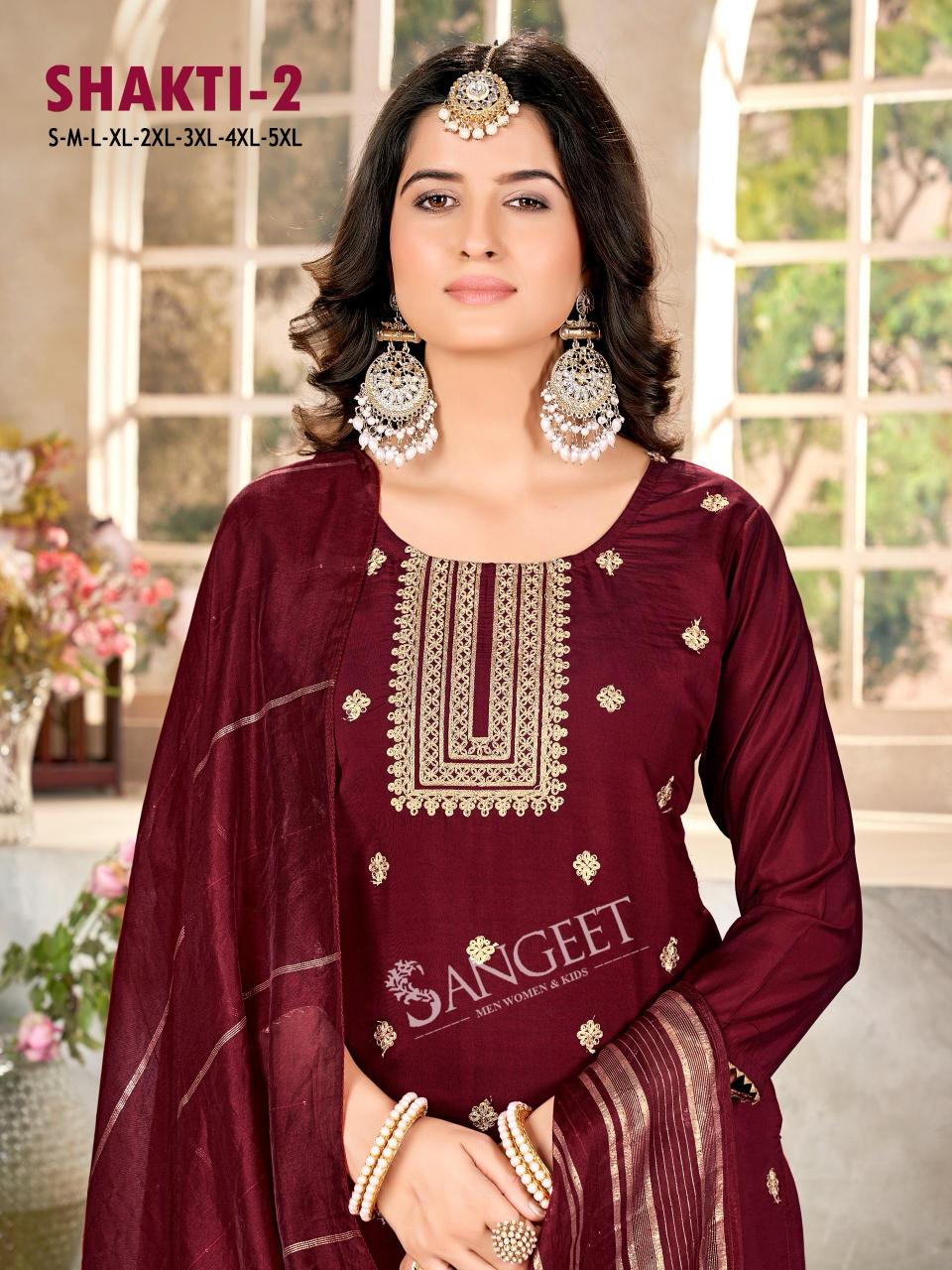 Sangeet Shakti vol 2 catalog embroidery kurti wholesale
