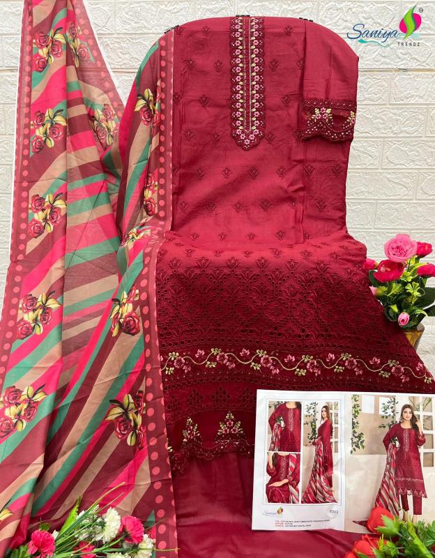 Saniya Rangrasiya chikankari Vol 8 catalog pure pakistani suits online