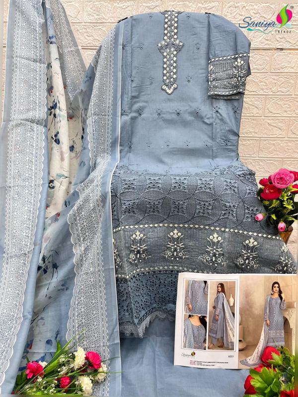 Saniya Rangrasiya chikankari Vol 8 catalog pure pakistani suits online
