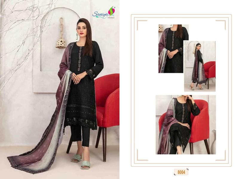 Saniya Rangrasiya chikankari Vol 8 catalog pure pakistani suits online