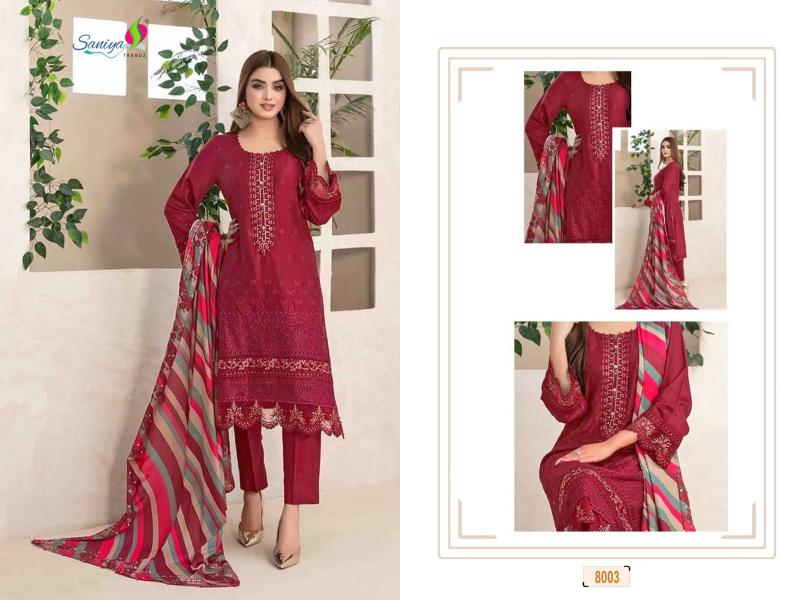 Saniya Rangrasiya chikankari Vol 8 catalog pure pakistani suits online