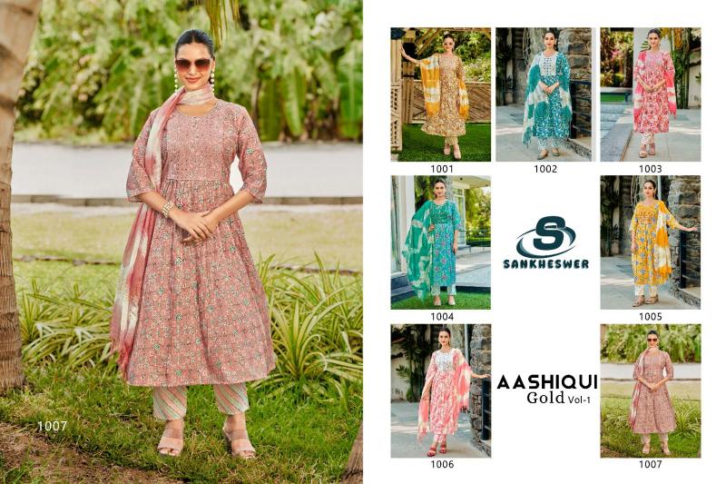 Sankheswer Aashiqui gold vol 1 catalog new indian kurti styles