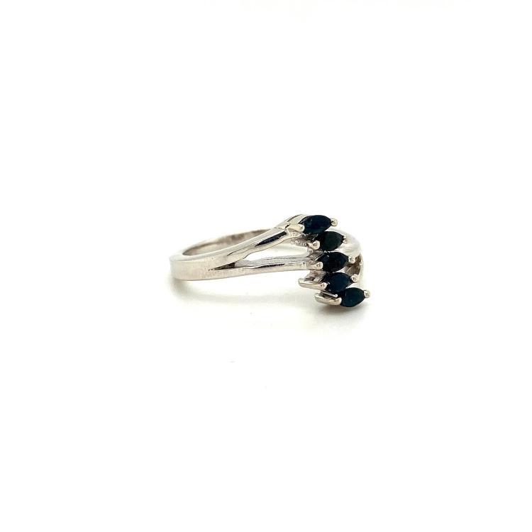 Sapphire Ring in 925 Sterling Silver KSR 14341 silver ring with stone for female