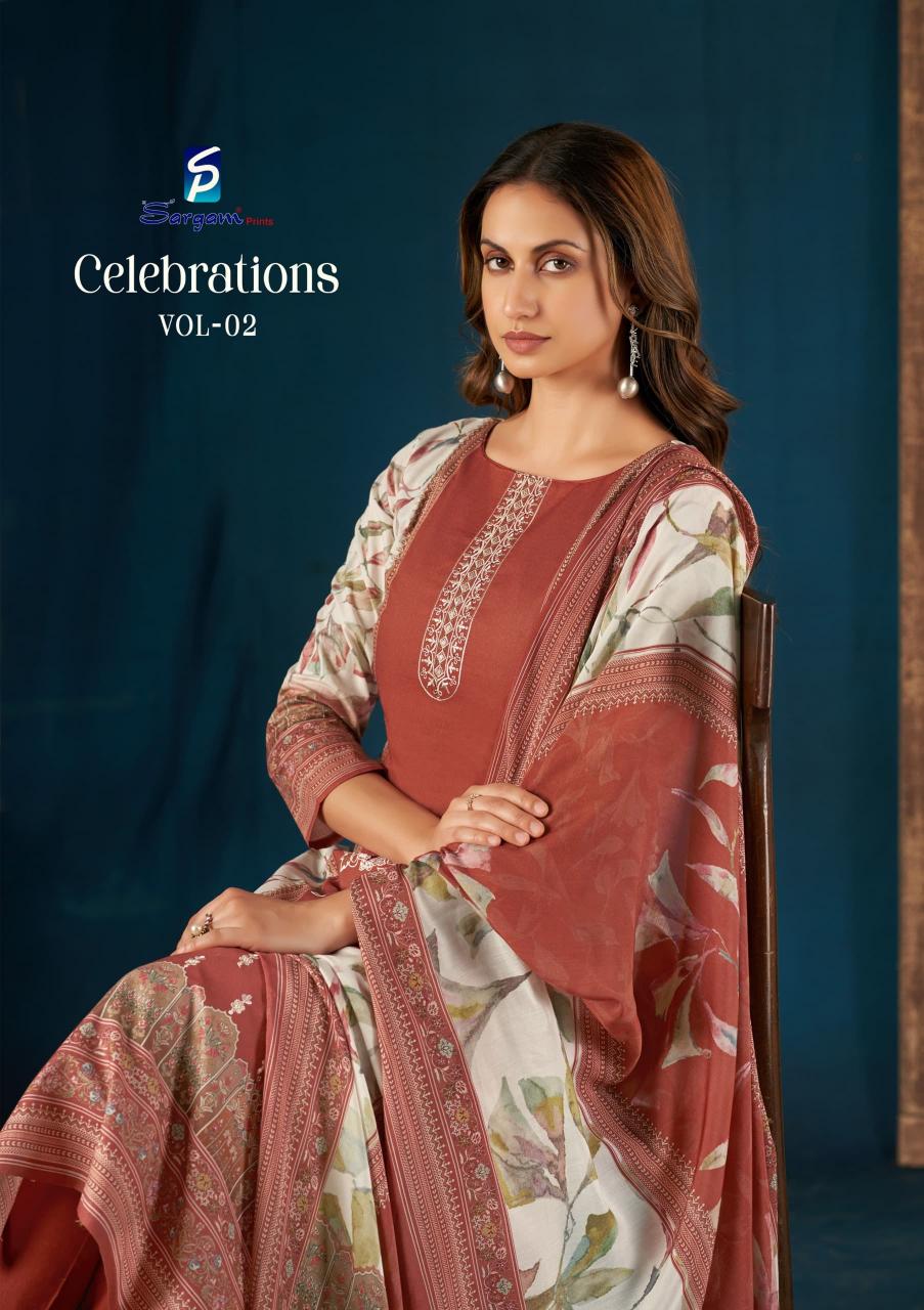Sargam Celebration vol 2 catalog dress material wholesale market online