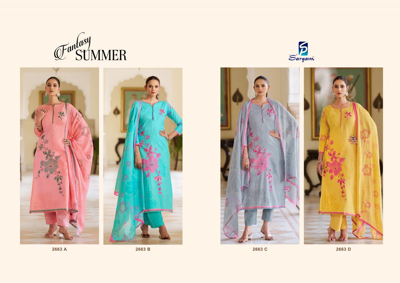 Sargam Fantacy Summer catalog wholesale dress material suppliers in surat