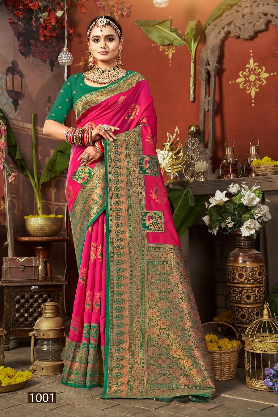 Saroj Peheli pasanad silk vol.2 50*600 silk saree surat with price wholesale