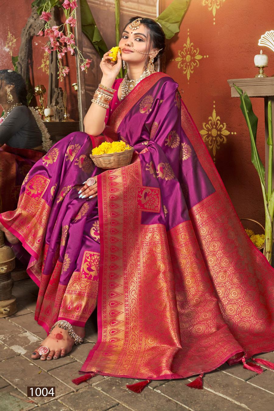 Saroj Peheli pasanad silk vol.2 50*600 silk saree surat with price wholesale