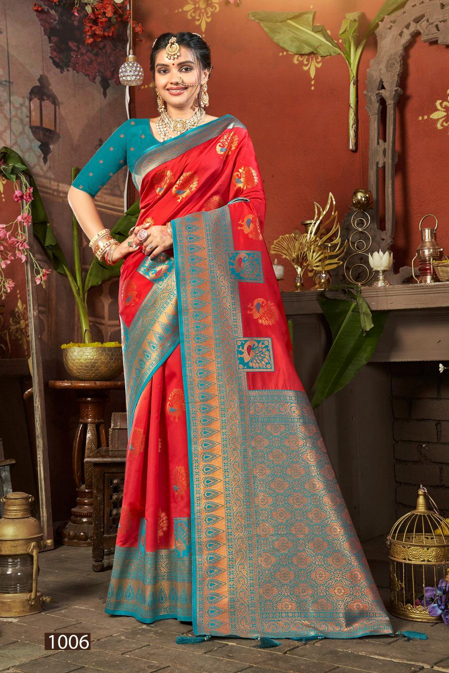 Saroj Peheli pasanad silk vol.2 50*600 silk saree surat with price wholesale