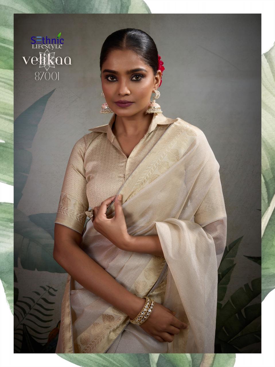 Sethnic Velikaa Catalog surat textile market sarees online