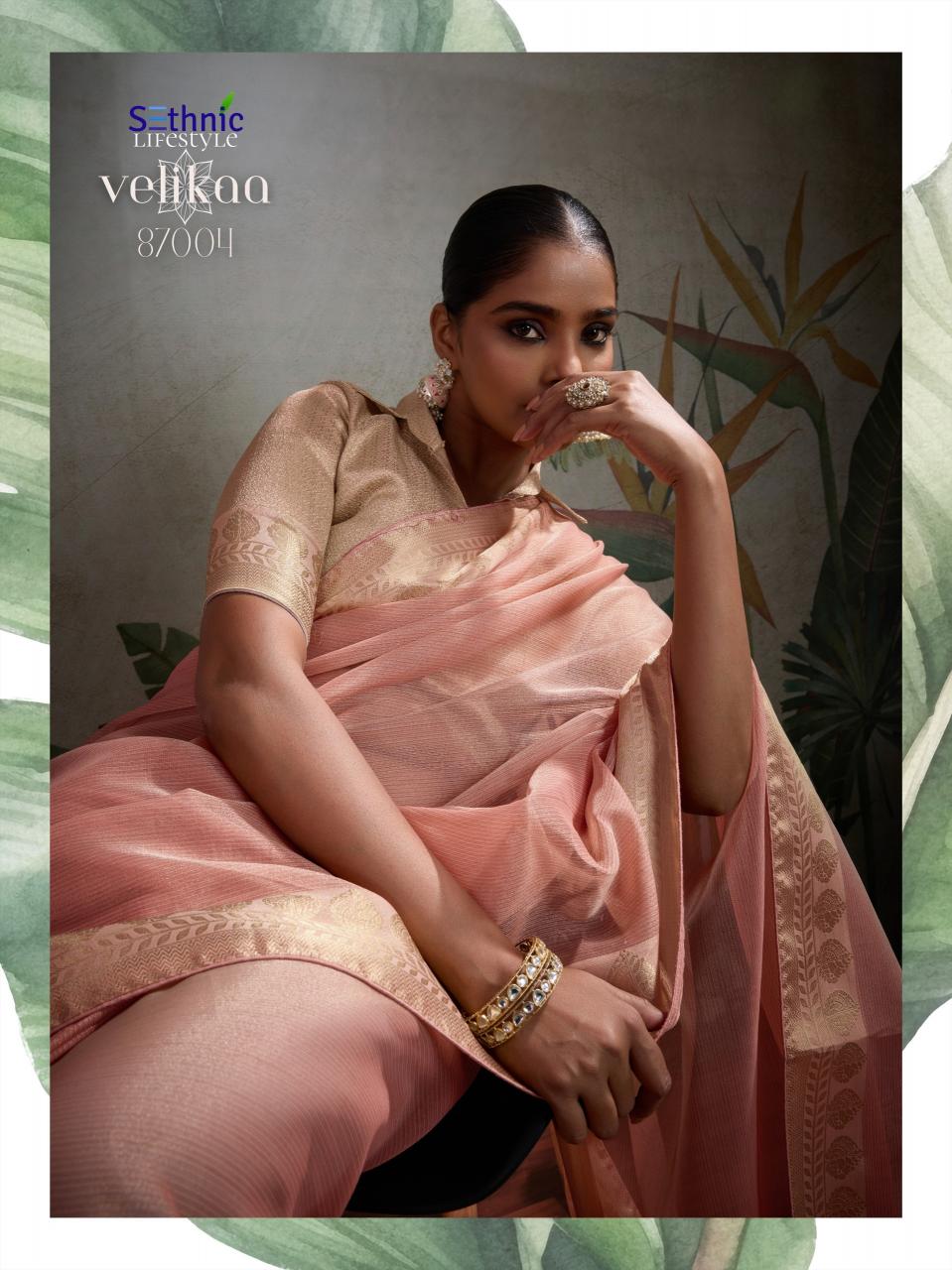 Sethnic Velikaa Catalog surat textile market sarees online