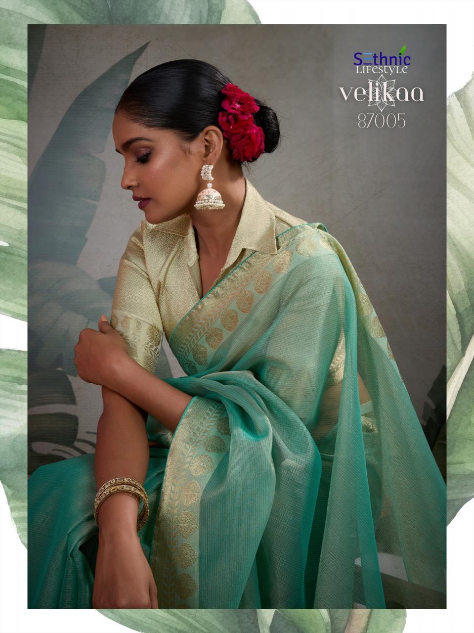 Sethnic Velikaa Catalog surat textile market sarees online