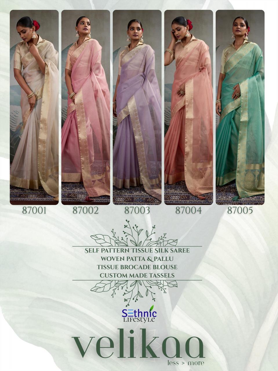 Sethnic Velikaa Catalog surat textile market sarees online