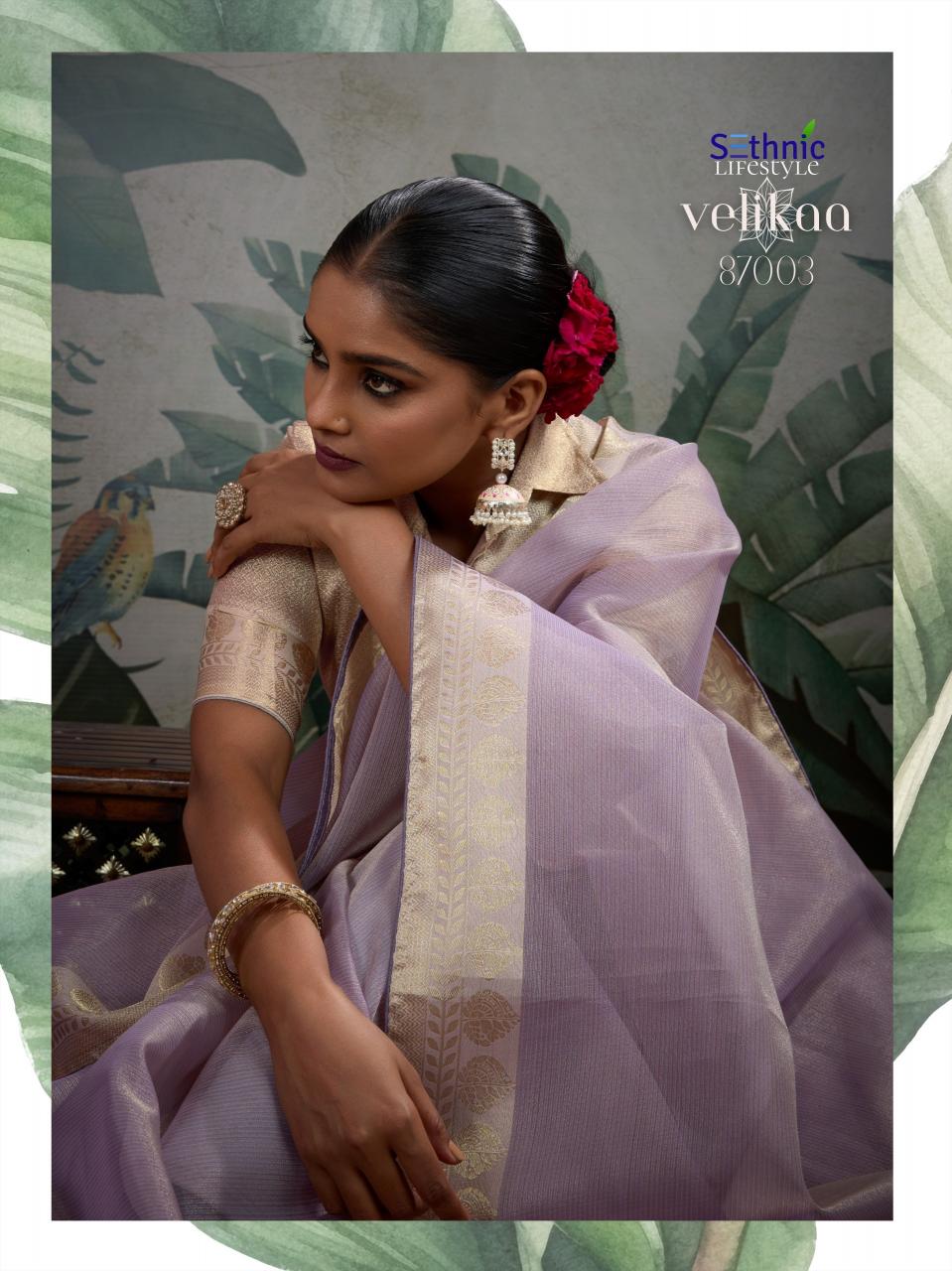 Sethnic Velikaa Catalog surat textile market sarees online