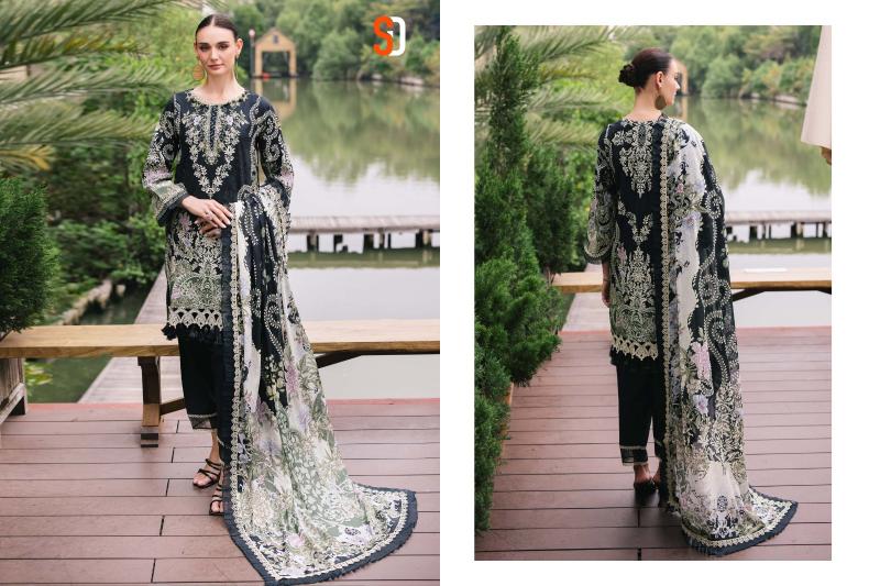 Sharaddha Jade Urbane vol 1 Catalog Chiffon Duppatta pakistani unstitched salwar suits