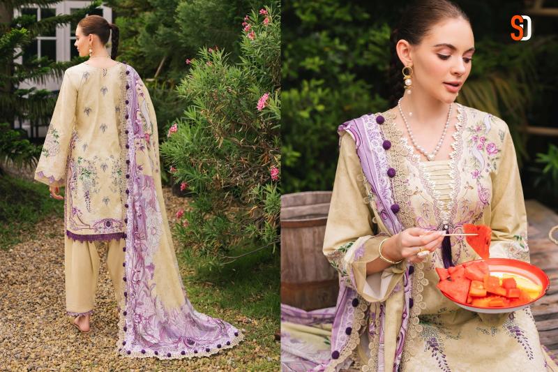 Sharaddha Jade Urbane vol 1 Catalog Chiffon Duppatta pakistani unstitched salwar suits