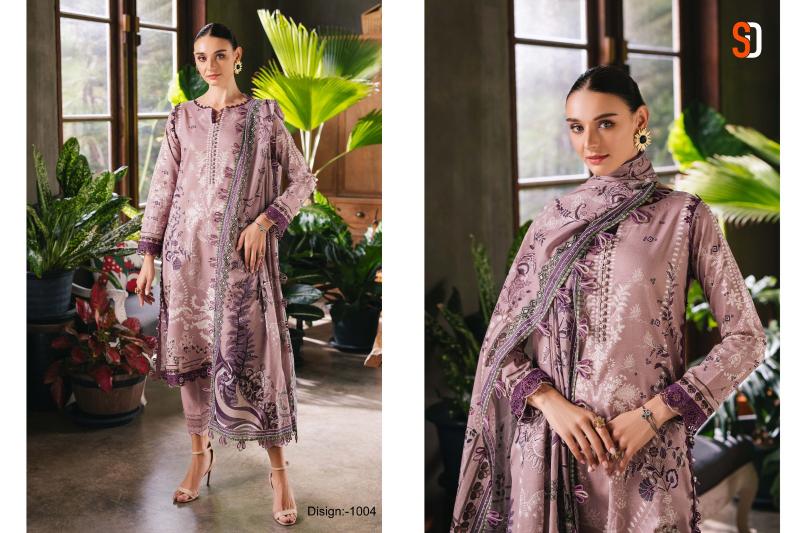 Sharaddha Jade Urbane vol 1 Catalog Chiffon Duppatta pakistani unstitched salwar suits