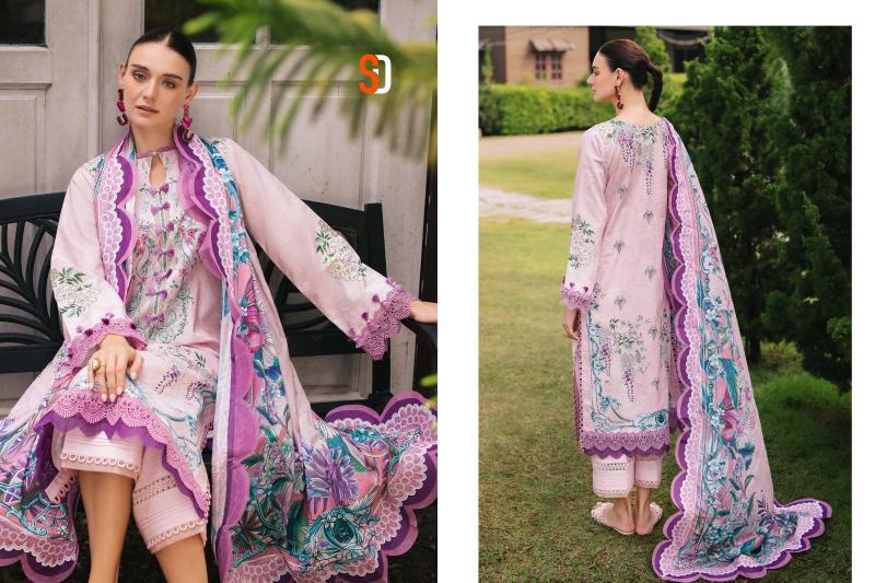 Sharaddha Jade Urbane vol 1 Catalog Chiffon Duppatta pakistani unstitched salwar suits