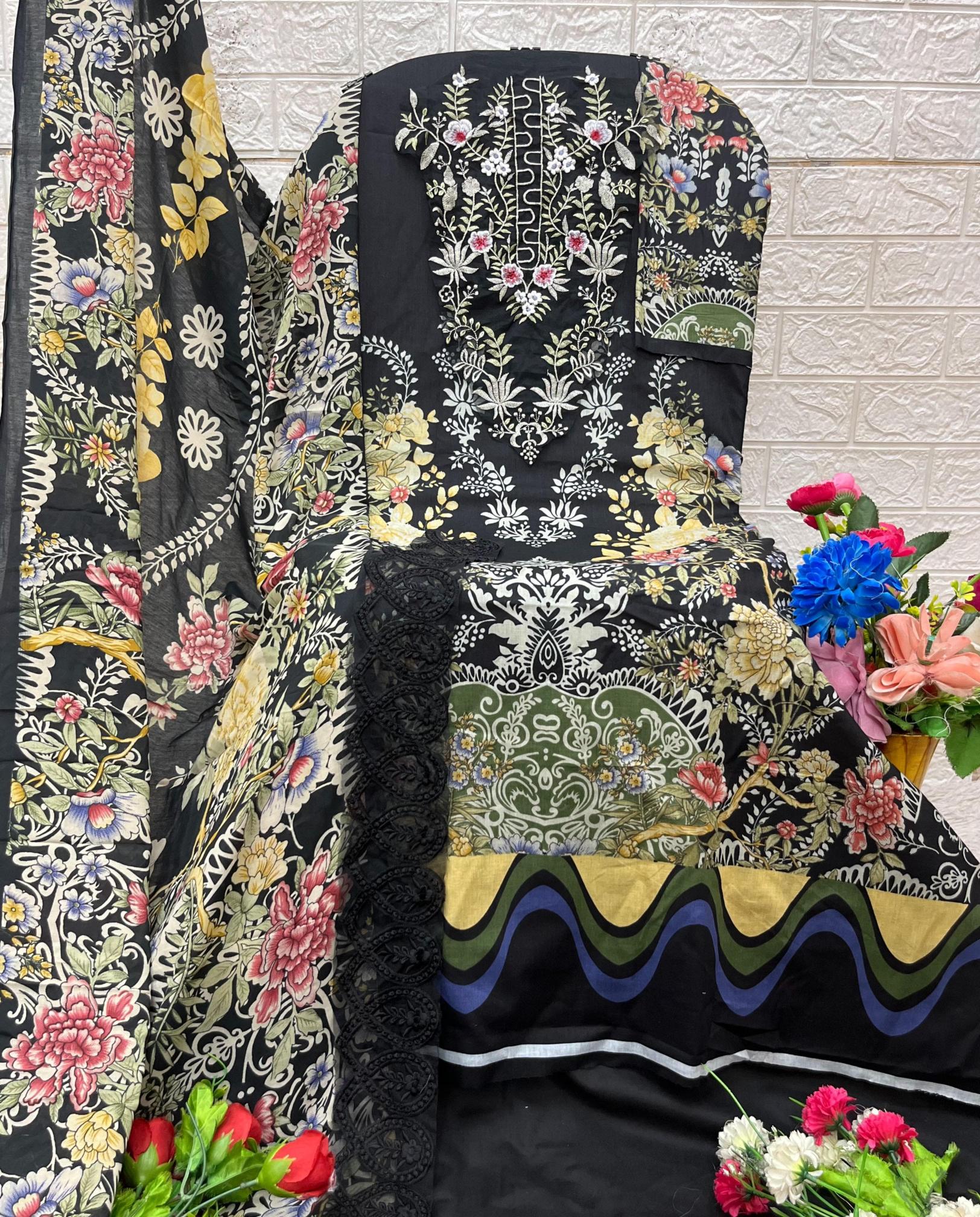 Sharaddha Jade Urbane vol 1 Catalog Chiffon Duppatta pakistani unstitched salwar suits