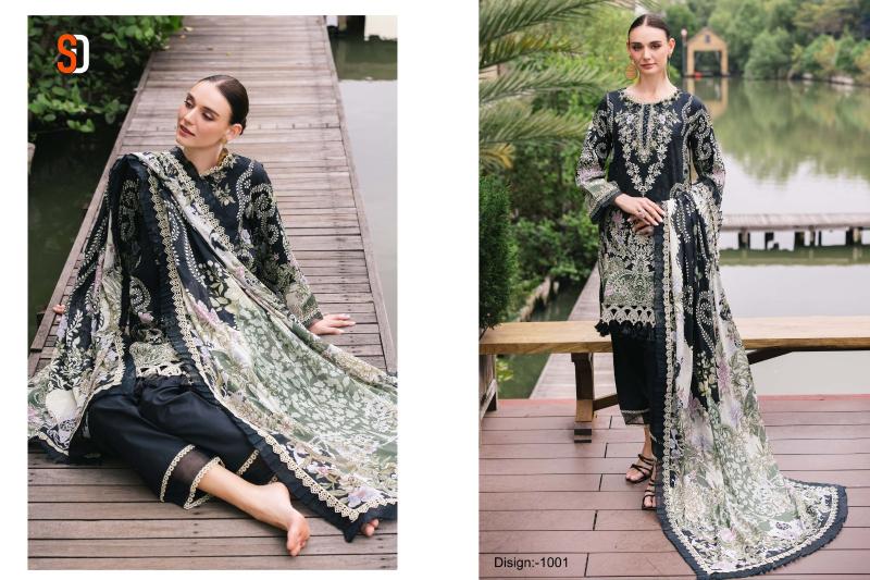 Sharaddha Jade Urbane vol 1 Catalog Chiffon Duppatta pakistani unstitched salwar suits