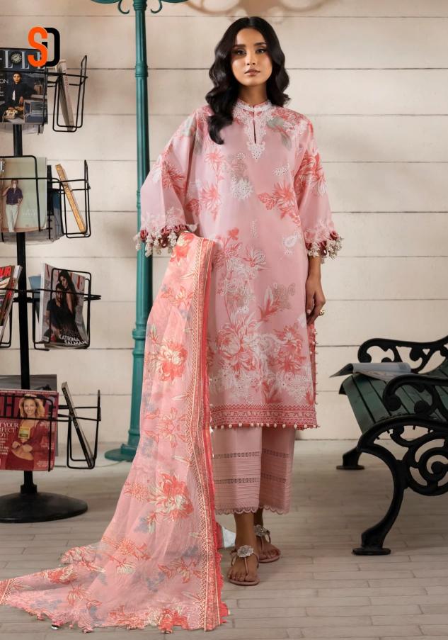 Sharaddha Muzlin Sana Safinaz Catalog Cotton Duppatta pakistani bridal suits in india