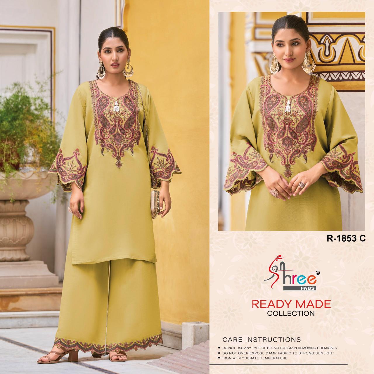 Shree Fabs 1853 Catalog modest co ord sets pakistan