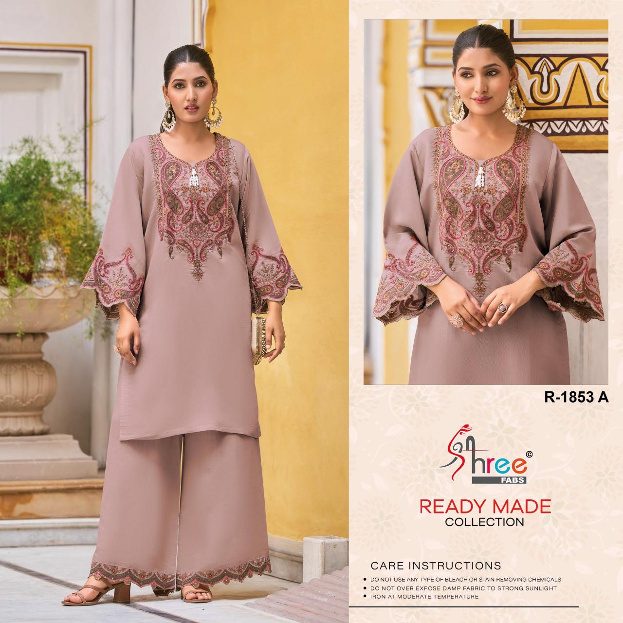 Shree Fabs 1853 Catalog modest co ord sets pakistan