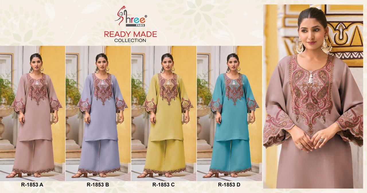Shree Fabs 1853 Catalog modest co ord sets pakistan