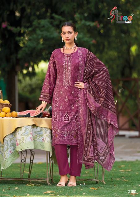 Shree Fabs Bin Saeed Lawn Collection Vol 21 catalog pakistani wholesale suits india