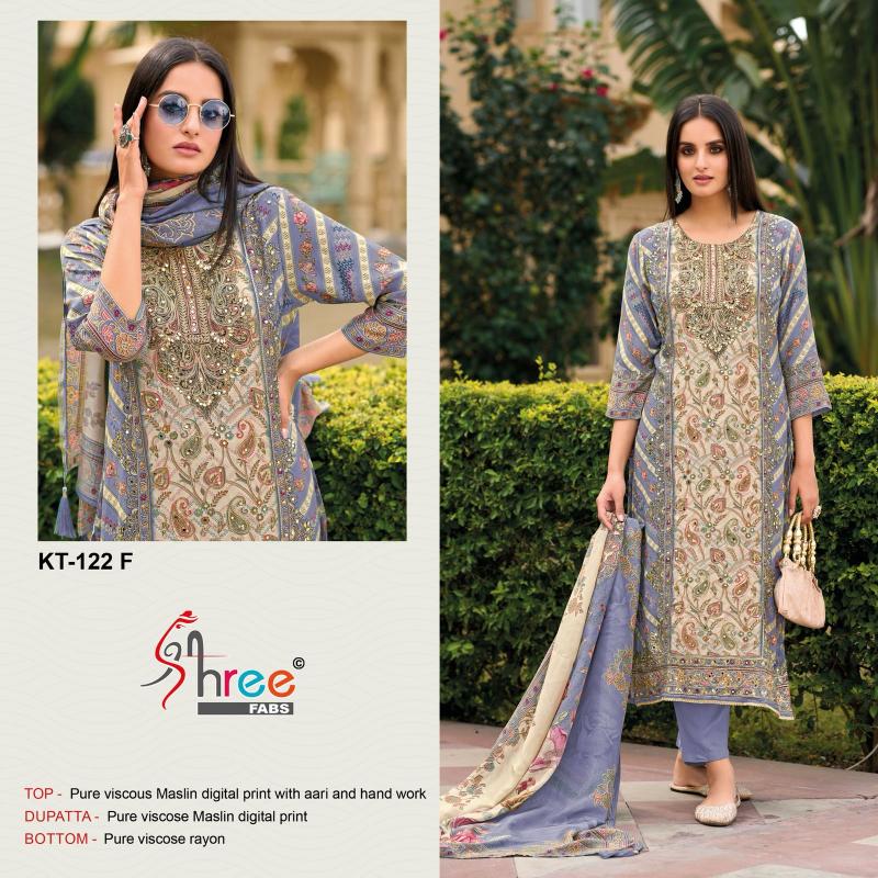 Shree Fabs KT 122 catalog wholesale pakistani suits