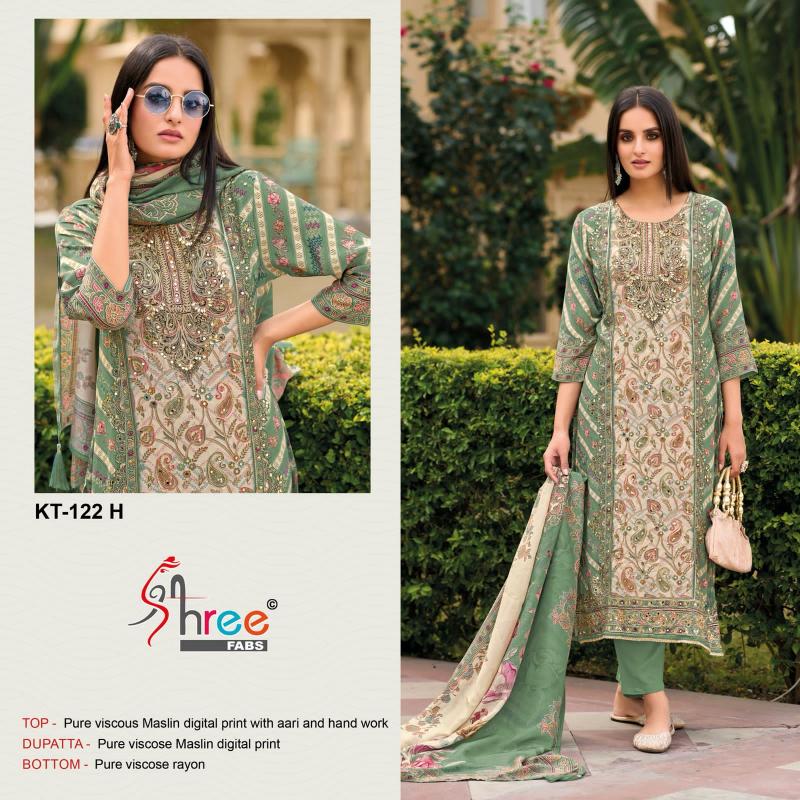 Shree Fabs KT 122 catalog wholesale pakistani suits