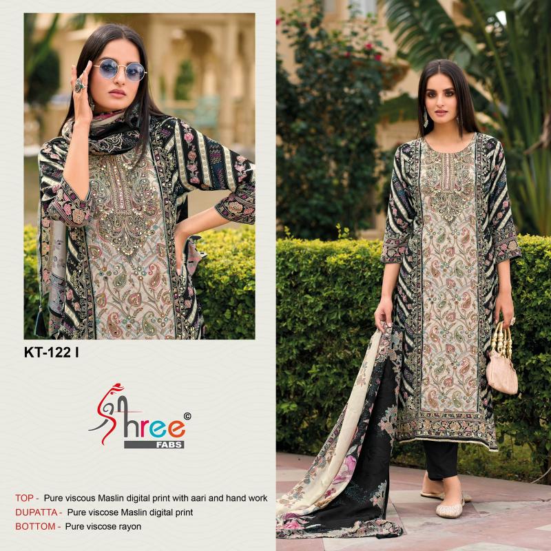 Shree Fabs Kt 122 IJ Catalog pakistani ladies suits designs