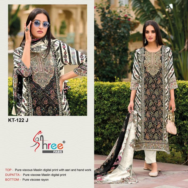 Shree Fabs Kt 122 IJ Catalog pakistani ladies suits designs