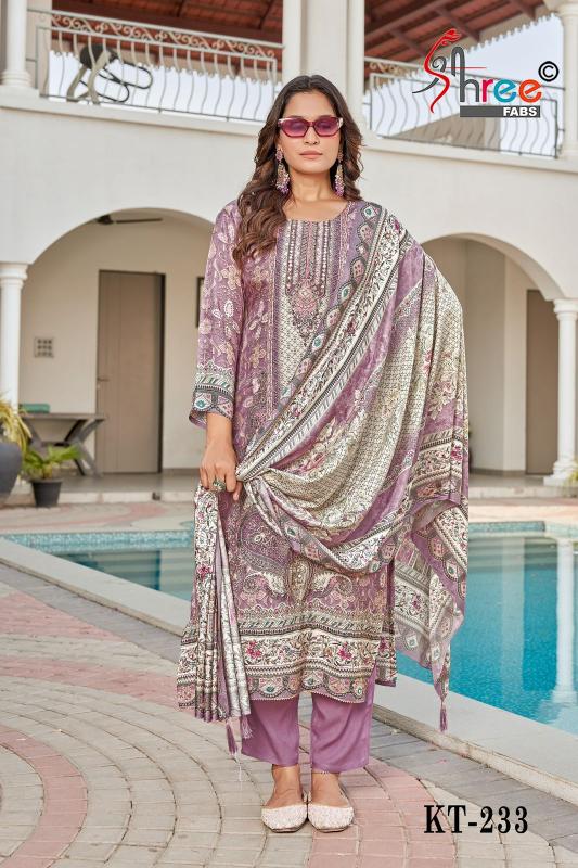 Shree Fabs KT 233 Catalog pakistani ladies suit collection