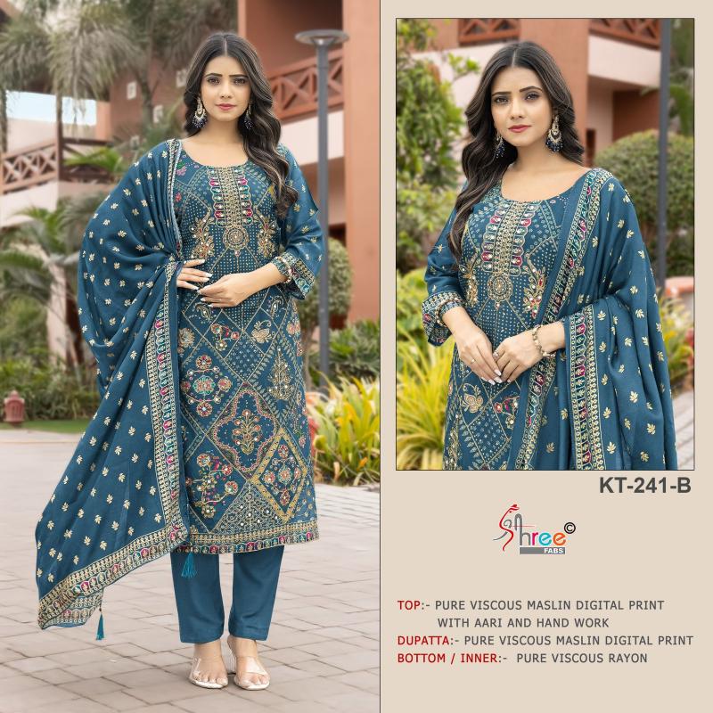Shree Fabs KT 241 catalog pakistani wholesale suits delhi