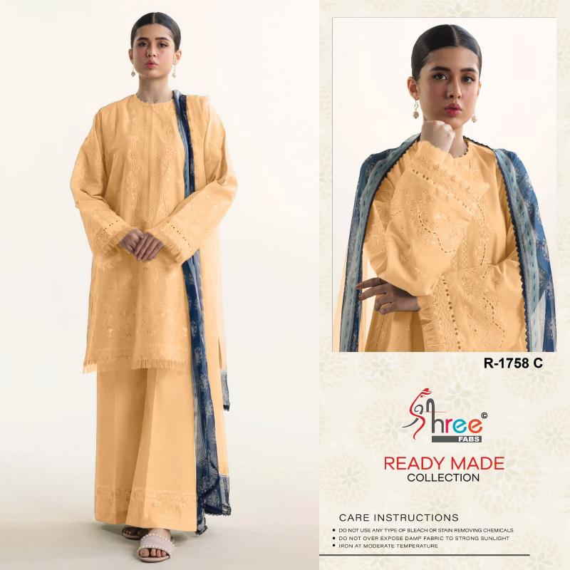 Shree Fabs R 1758 Catalog pakistani latest fashion plazo suits