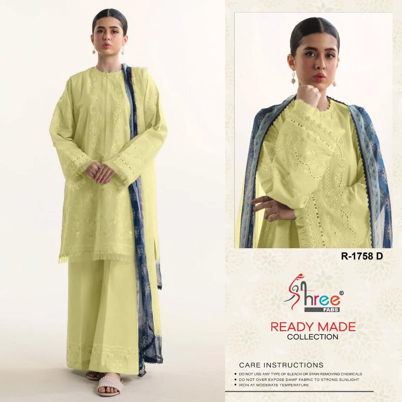 Shree Fabs R 1758 Catalog pakistani latest fashion plazo suits