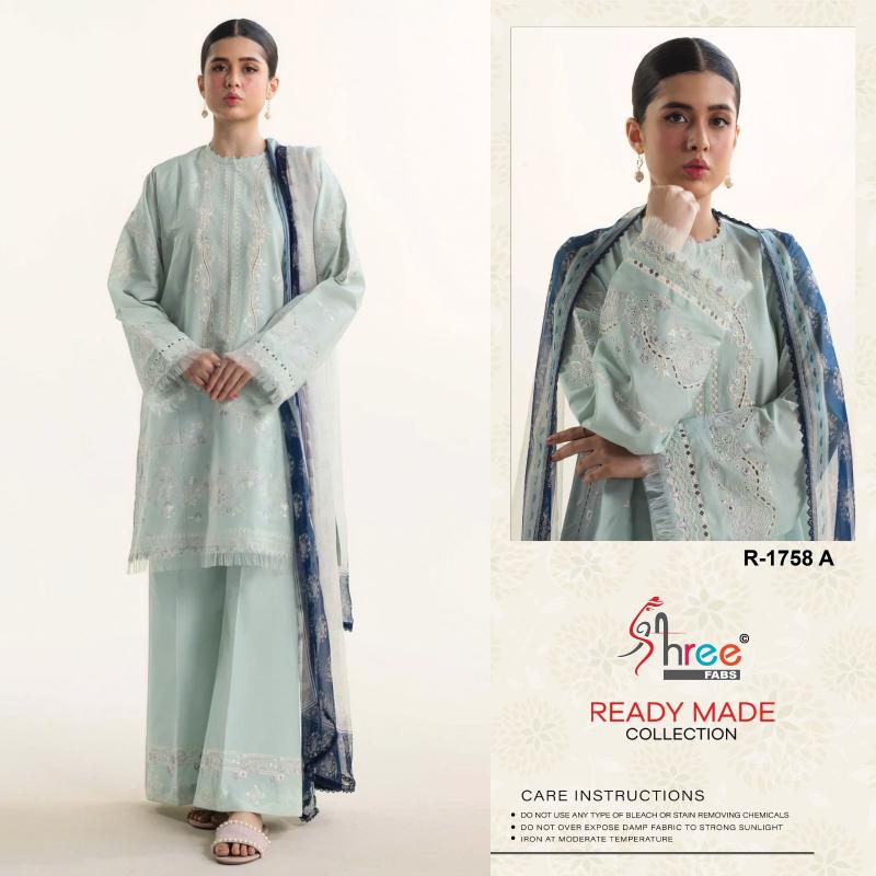 Shree Fabs R 1758 Catalog pakistani latest fashion plazo suits