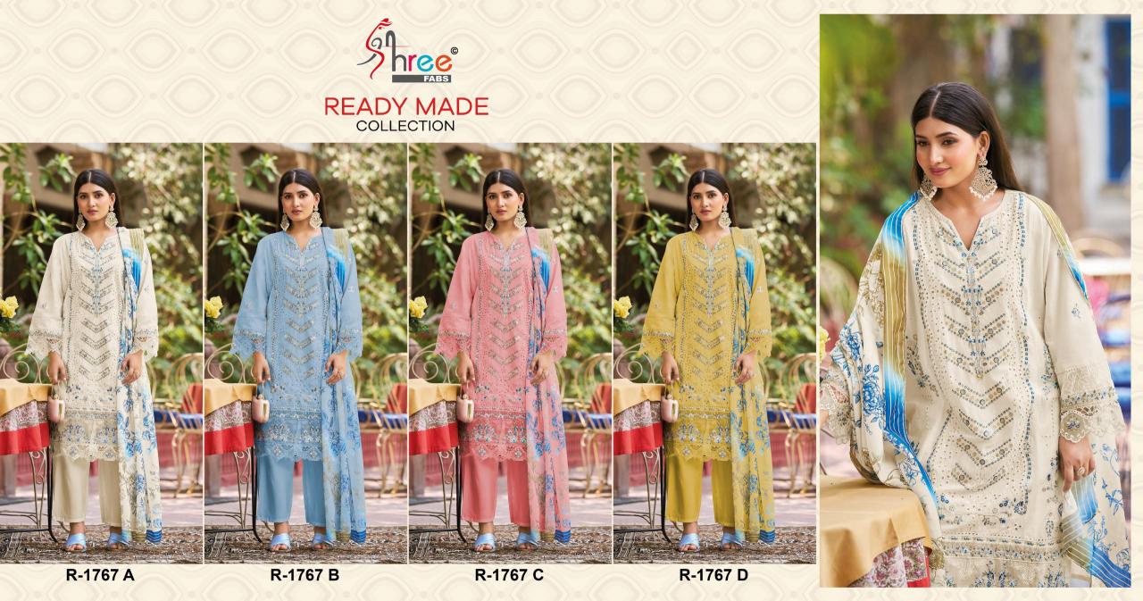 Shree Fabs R 1767 catalog pakistani designer suits online canada