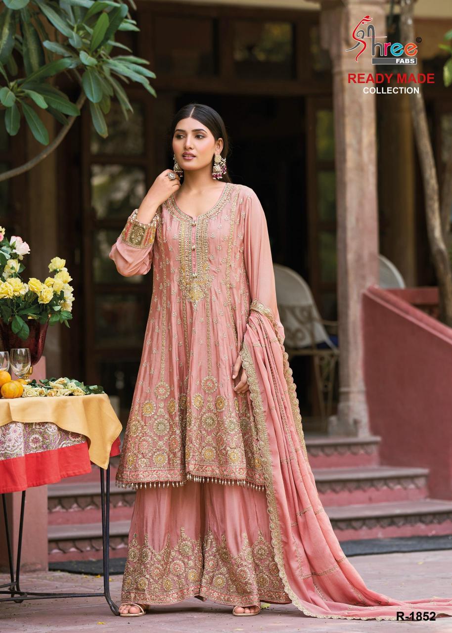 Shree Fabs R 1823 catalog pakistani palazzo suit online india