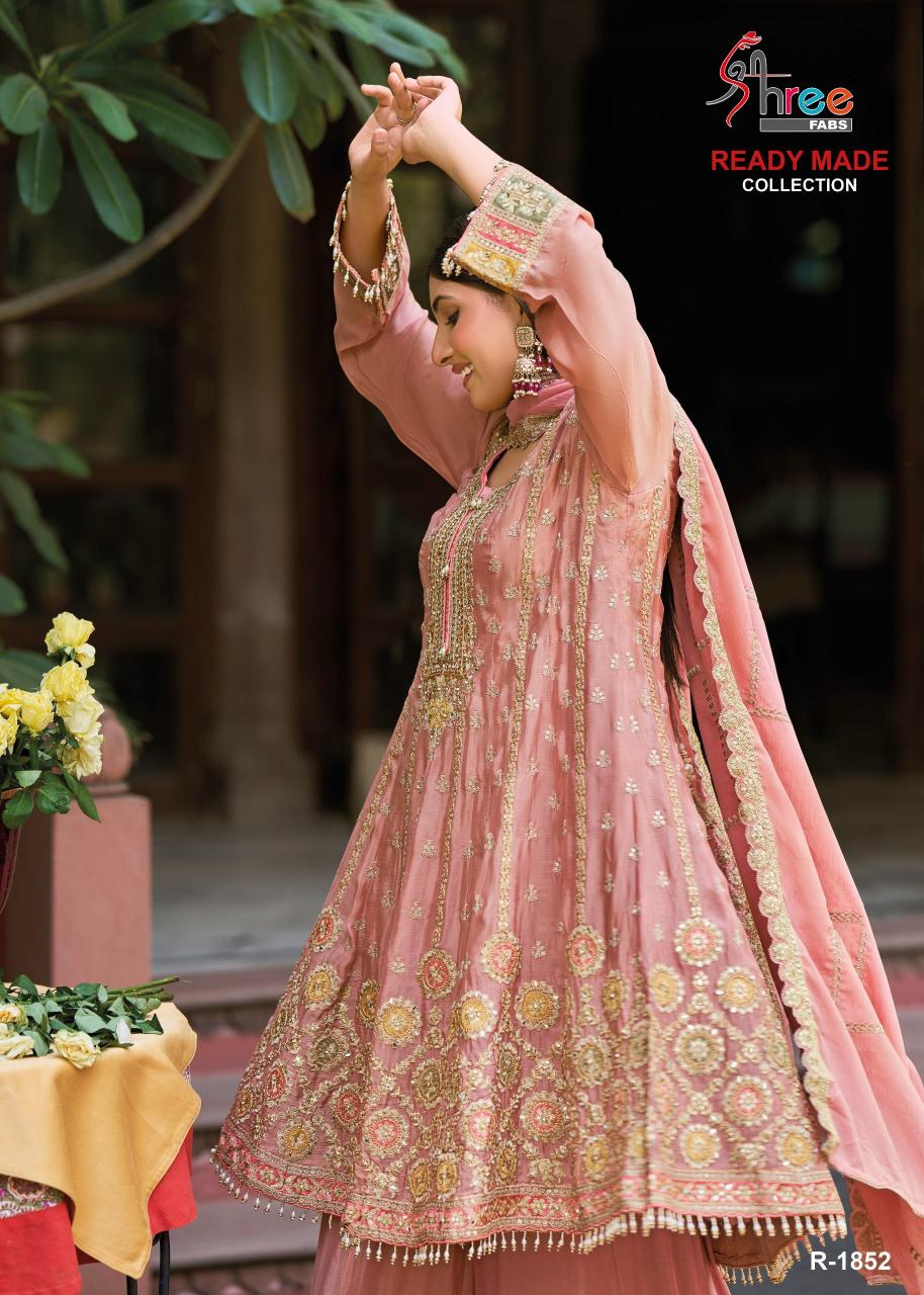 Shree Fabs R 1823 catalog pakistani palazzo suit online india