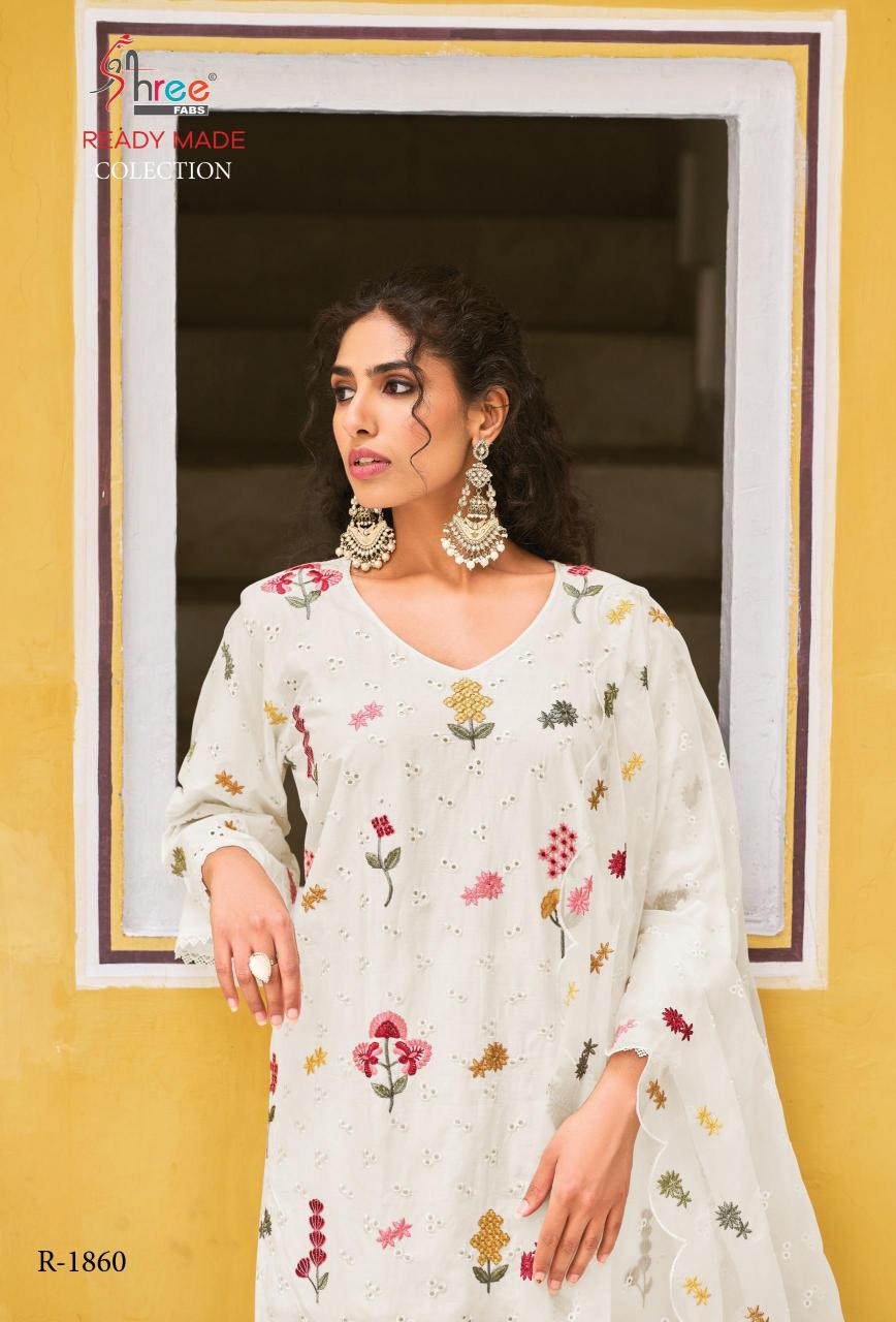 Shree Fabs R 1860 catalog baroque pakistani suits online india