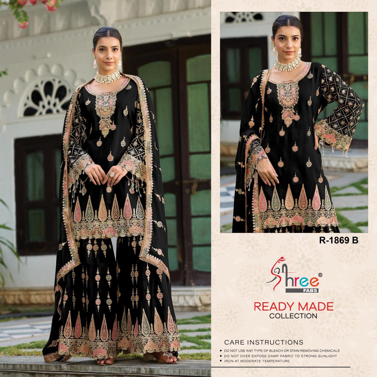 Shree Fabs R 1869 catalog pakistani party wear suits with price