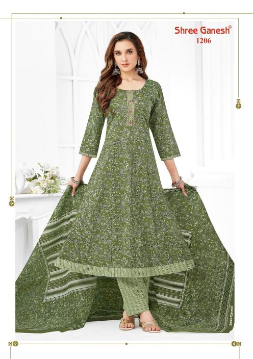 Shree Ganesh Zaanat Vol-2 – Anarkali Style Kurti Pant With Dupatta - Wholesale Catalog