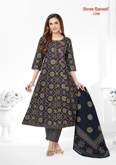 Shree Ganesh Zaanat Vol-2 – Anarkali Style Kurti Pant With Dupatta - Wholesale Catalog