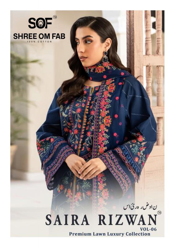 SOF Saira Rizwan Vol-6 – Karachi Dress Material - Wholesale Catalog