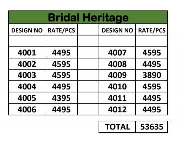 Sulakhmi Birdal Heritage catalog surat saree centre wholesale