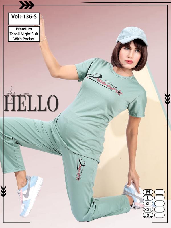 Summer Special COORD SET VOL.JC 136 S Catalog night dress wholesale